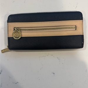 Ann Klein Black and Tan Wallet